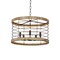 Maxim Lighting Homestead 24" 5-Light Chandelier 12515DWBK - alternate 1
